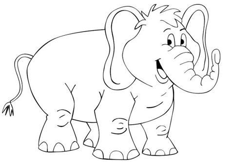Belajar Mewarnai Gambar Gajah Elephant Coloring Page Elephant
