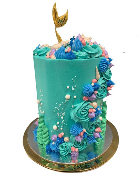 Birthday Cake Under The Sea Cake Buttercream
