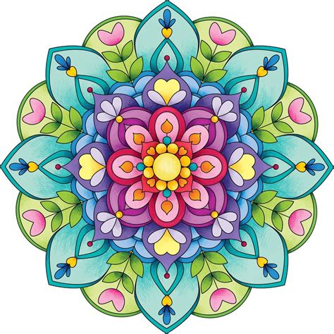 Pin De Yasmina Galvez En Paño Lenci Mandalas De Colores Mandala Art