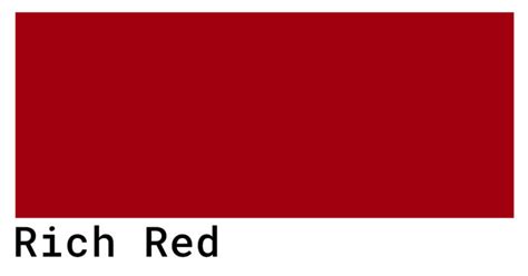 Rich Red Color Codes The Hex Rgb And Cmyk Values That You Need