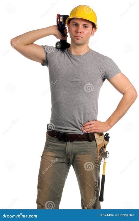 Construction Worker Stock Photo Image Of People Laborer 524486