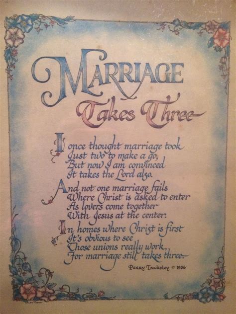 A Marriage Will Only Work With God In The Picture Marriage Poems Love Poems And Quotes Love