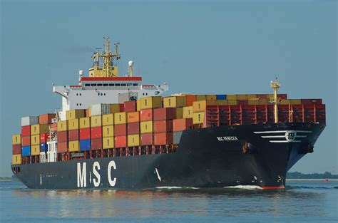 Msc Rebecca The Vessel Is Seen Here Sailing Upstream The R Flickr