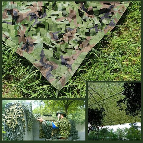 10m Camouflage Netting Army Net Woodland Camo Camping Hide Hunting