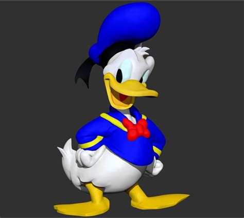 Donald Duck 3d Models For Download Turbosquid