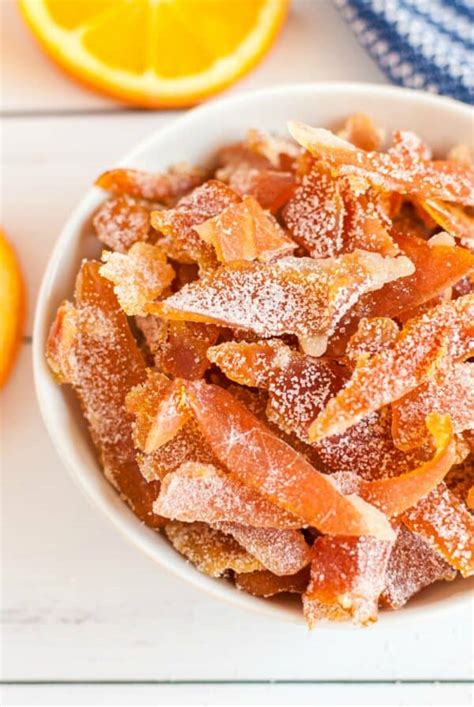 Candied Orange Peel Recipe Shugary Sweets