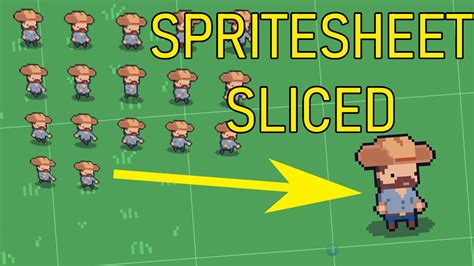 Unity Sprite Sheet Slice How To Slice A Sprite Sheet In Unity Youtube