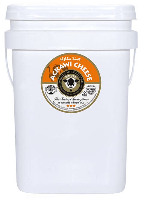 ACKAWI CHEESE IN PAIL | KAROUN ACKAWI CHEESE IN PAIL | TABLE CHEESE | MEDITERRANEAN CHEESE