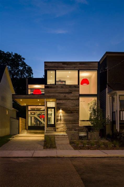Contemporary House Design Minimalist Zen Style Harmonized Red Accents