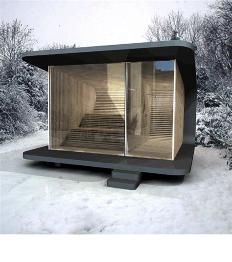 If you plan to run a wood burner, you'll zoning off an area is the safest idea. signed by tina: Contemporary Saunas...