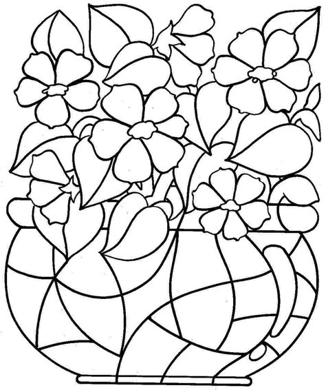 Big Flower Coloring Pages at GetDrawings | Free download