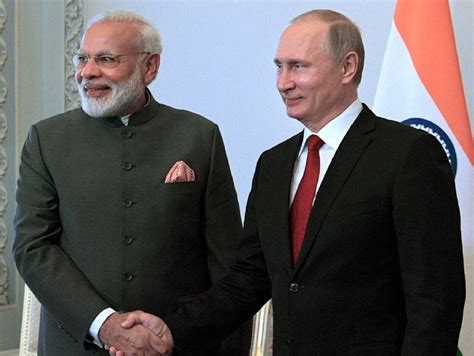 Pm Narendra Modi And Russian President Vladimir Putin Talk Over
