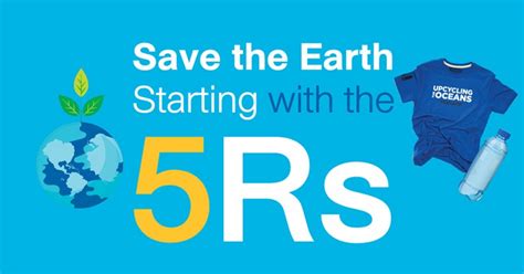 Save The Earth Starting With The 5rs Ptt Global Chemical
