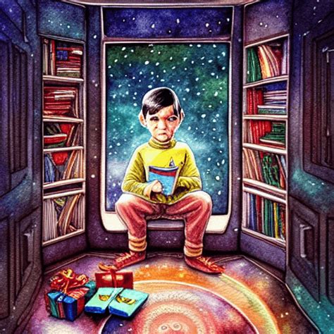 Childrens Book Illustration Spock · Creative Fabrica