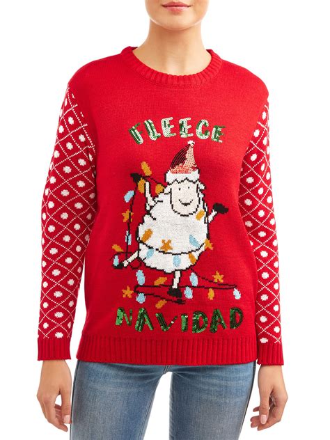 Merry Christmas “fleece Navidad” Ugly Christmas Sweater