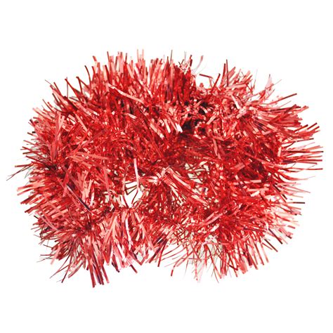 2m 65 Ft Christmas Tinsel Tree Decorations Tinsel Garland Red In