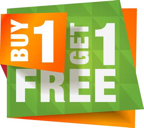 Buy 1 Get 1 Free Png Images Transparent Free Download Pngmart