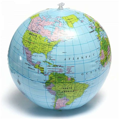 Educational Inflatable Worldglobe Map Home Geography Toy
