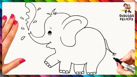 Cómo Dibujar Un Elefante Paso A Paso 🐘 Dibujo De Elefante Dibujo De