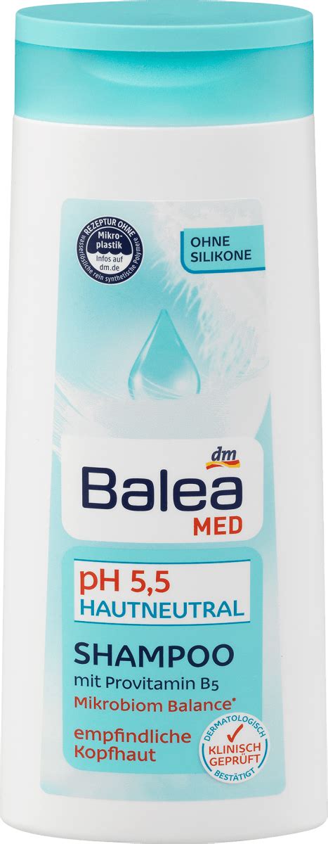 Balea MED Shampoo Hautneutral Bei Empfindlicher Kopfhaut 300 Ml