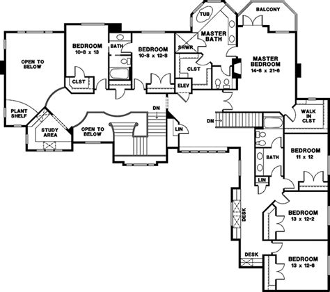 8 Bedroom Luxury House Floor Plans