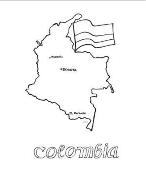 Dibujos De La Bandera De Colombia Para Colorear Descargar E Imprimir