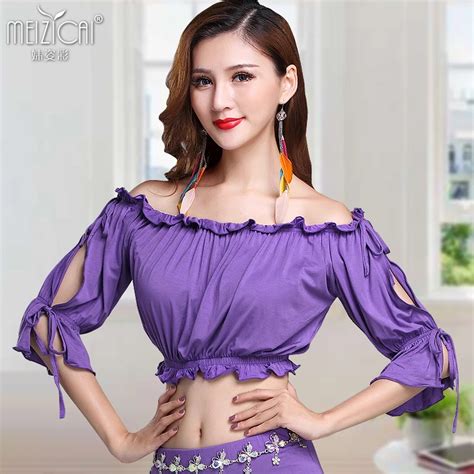 2018 New Sexy Belly Dance Clothes For Woman Belly Dance Top Bellydancing Costume In Belly