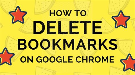 How do you remove bookmarks from toolbar? How To Delete Bookmarks On Google Chrome - YouTube
