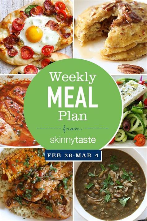 Skinnytaste Meal Plan February 26 March 4 Skinnytaste Skinnytaste