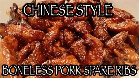 Chinese Style~boneless Pork Spare Ribs Air Fried In The Ninja Foodi