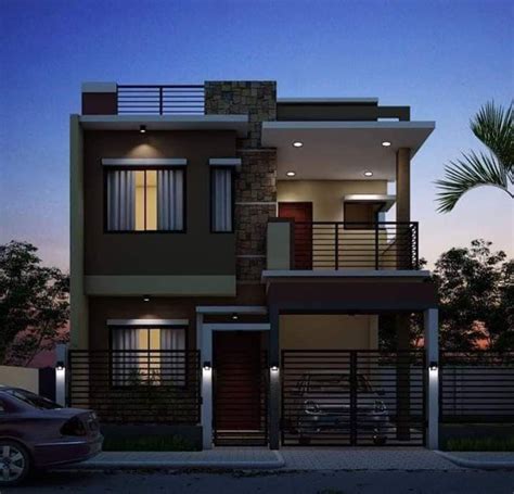 Modern Home Design Ideas To See More Read It👇 2 Storey House Design