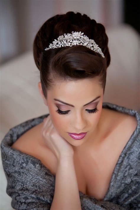 Bridal Updo Hairstyles With Tiara Hairstyle Guides