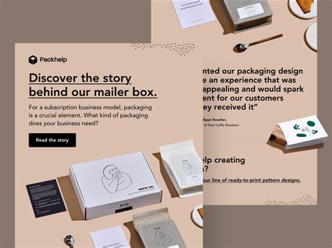 Email Inspiring Stories By Michał Rzankowski For Packhelp On Dribbble