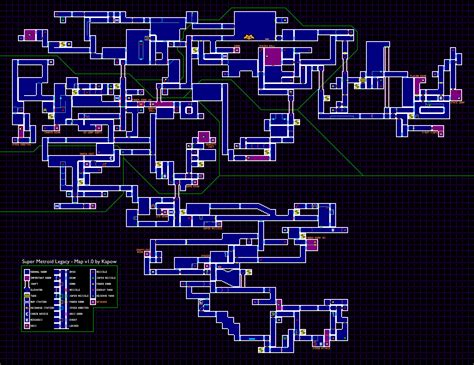 Super Metroid Legacy Map