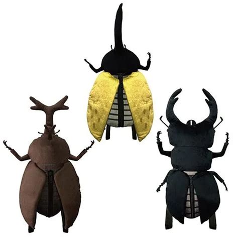 Insect Backpack Beetle Hercules Beetle Giant Stag Beetle Plush Backpack Set Of 3 16000 Picclick