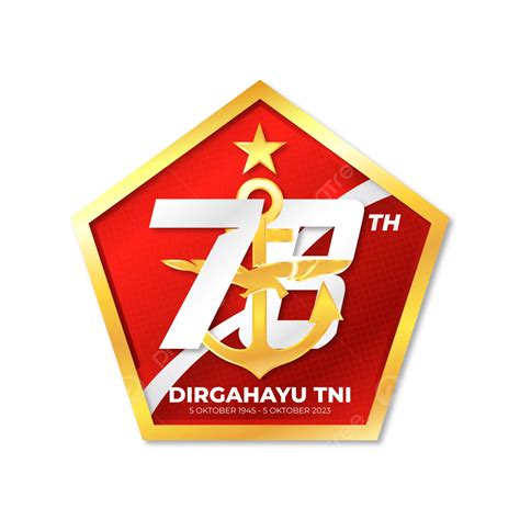 Logo Of Hut Tni 2023 Vector Hut Tni 2023 Logo Logo Of Hut Tni 78 Hut