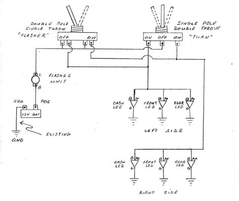 Awesome Wiring Diagram For Motorcycle Hazard Lights Diagrams