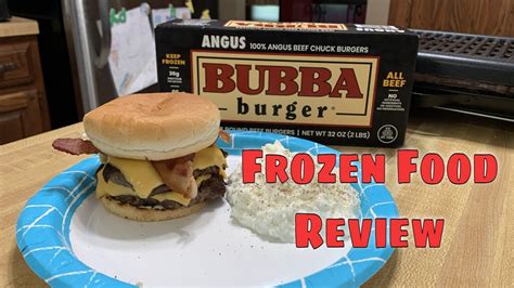 The Angus Bubba Burger Frozen Food Review Youtube