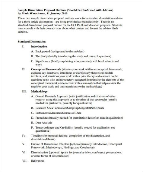 Free 11 Basic Proposal Outline Templates In Pdf Ms Word Pages