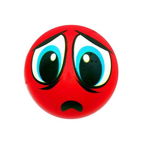 Distressed Red Emoji Ball 25