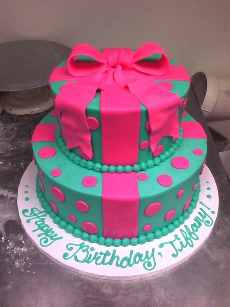 turquoise and hot pink t box cake t box cakes cake turquoise cake