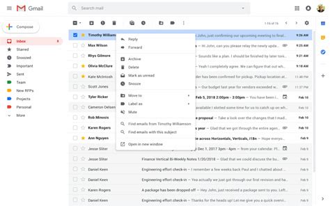 New Gmail Update Introduces Twelve New Right Click Options Technostalls