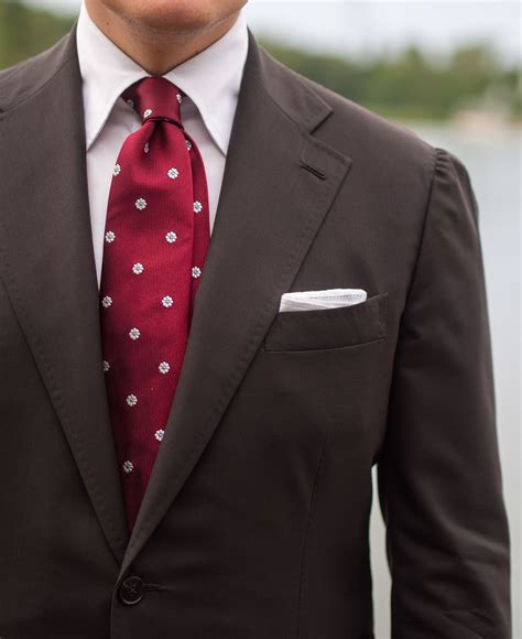 Dark Brown Business Suit For Four Seasons