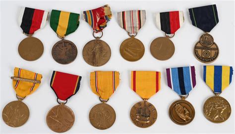 12 Us Navy And Marine Corps Service Medals