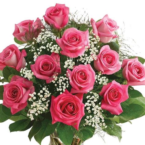 Classic 24 Pink Roses Bouquet Flowers Delivery 4 U