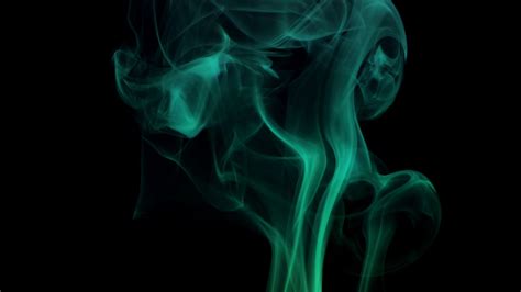 Download Wallpaper 1920x1080 Smoke Shroud Colored Smoke Green Dark