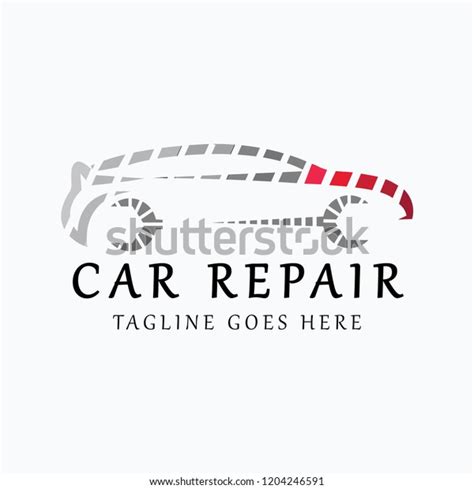 Car Repair Logo Design Template Vector Stock Vector Royalty Free