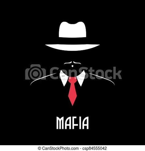 Hombre Mafia Silhouette Tienda Silhouette Peluquero Hombre
