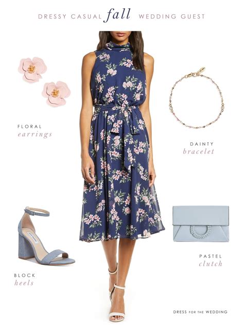 There are a few rules that apply to all dress codes across the board. Dressy Casual Dress for a September Wedding Guest