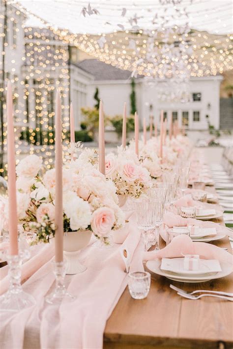 25 inspiring wedding ideas for a romantic blush wedding blog pink